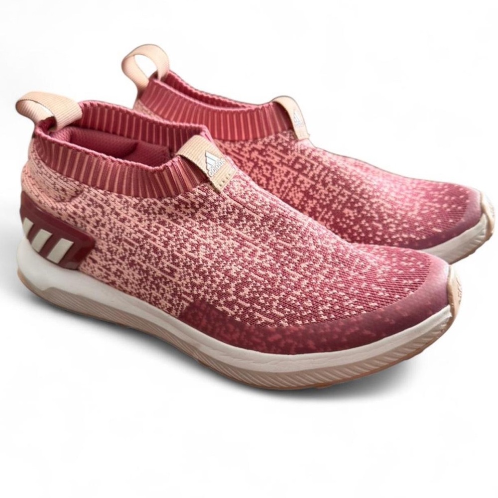 'Adidas' RapidaRun Laceless Knit J Trace Maroon | Size US 5